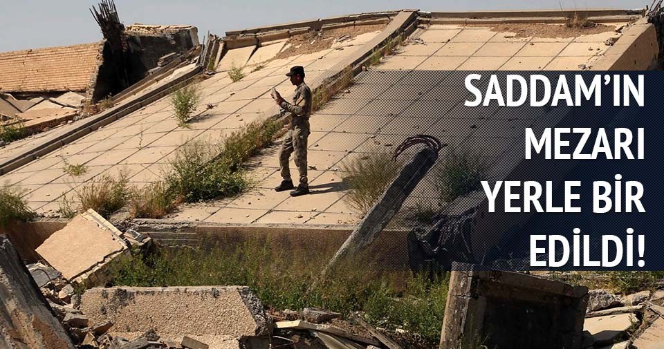 Saddam'ın Tikrit'teki türbesi yıkıldı